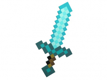 Оружие Minecraft «Алмазный пиксельный меч»